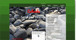 Desktop Screenshot of eubankssandandgravel.com